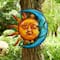 Glitzhome® 36.25" Metal Sun & Moon Garden Stake or Wall Décor